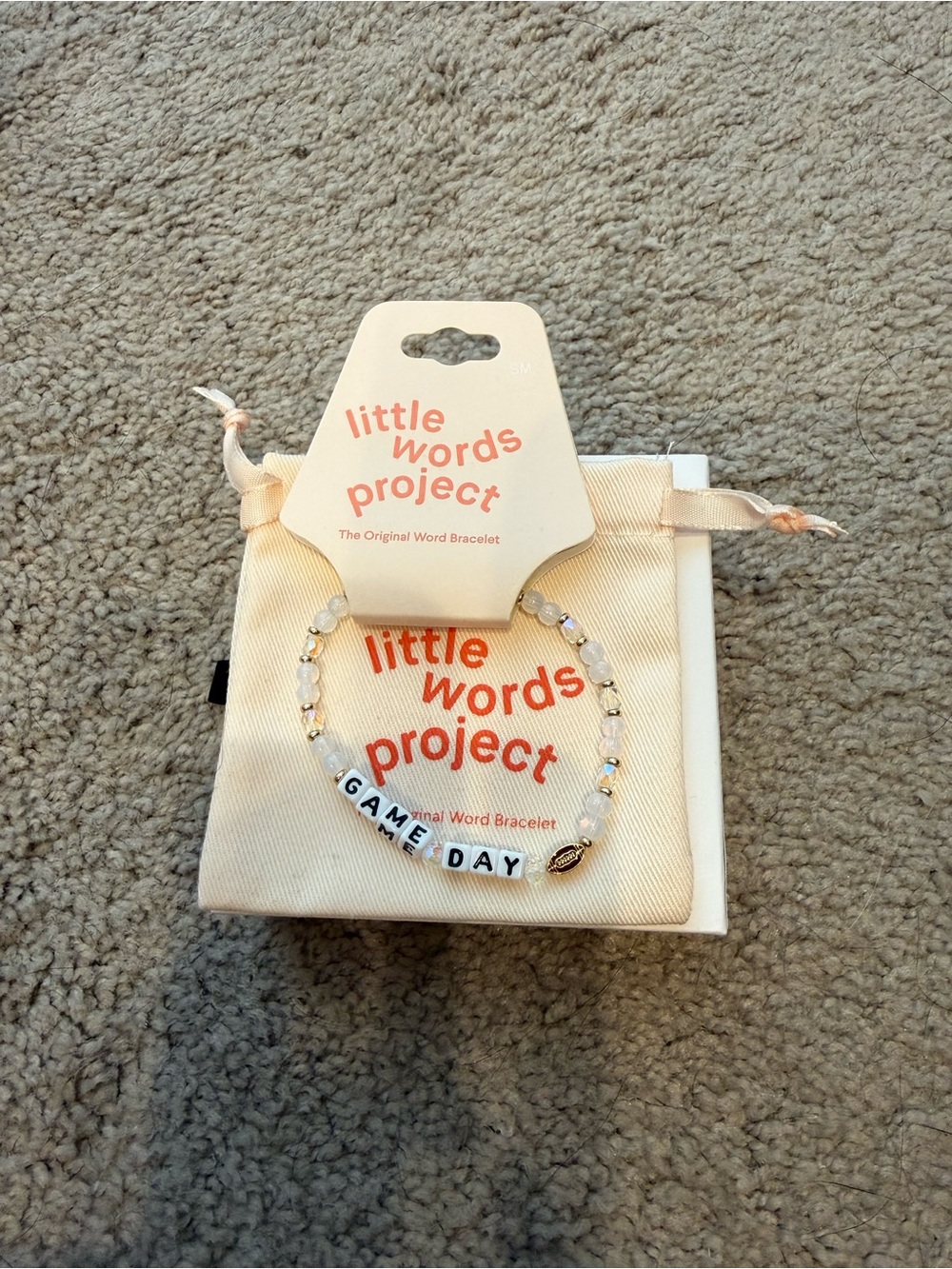 NWT Little Words Project Game Day Football Bracelet